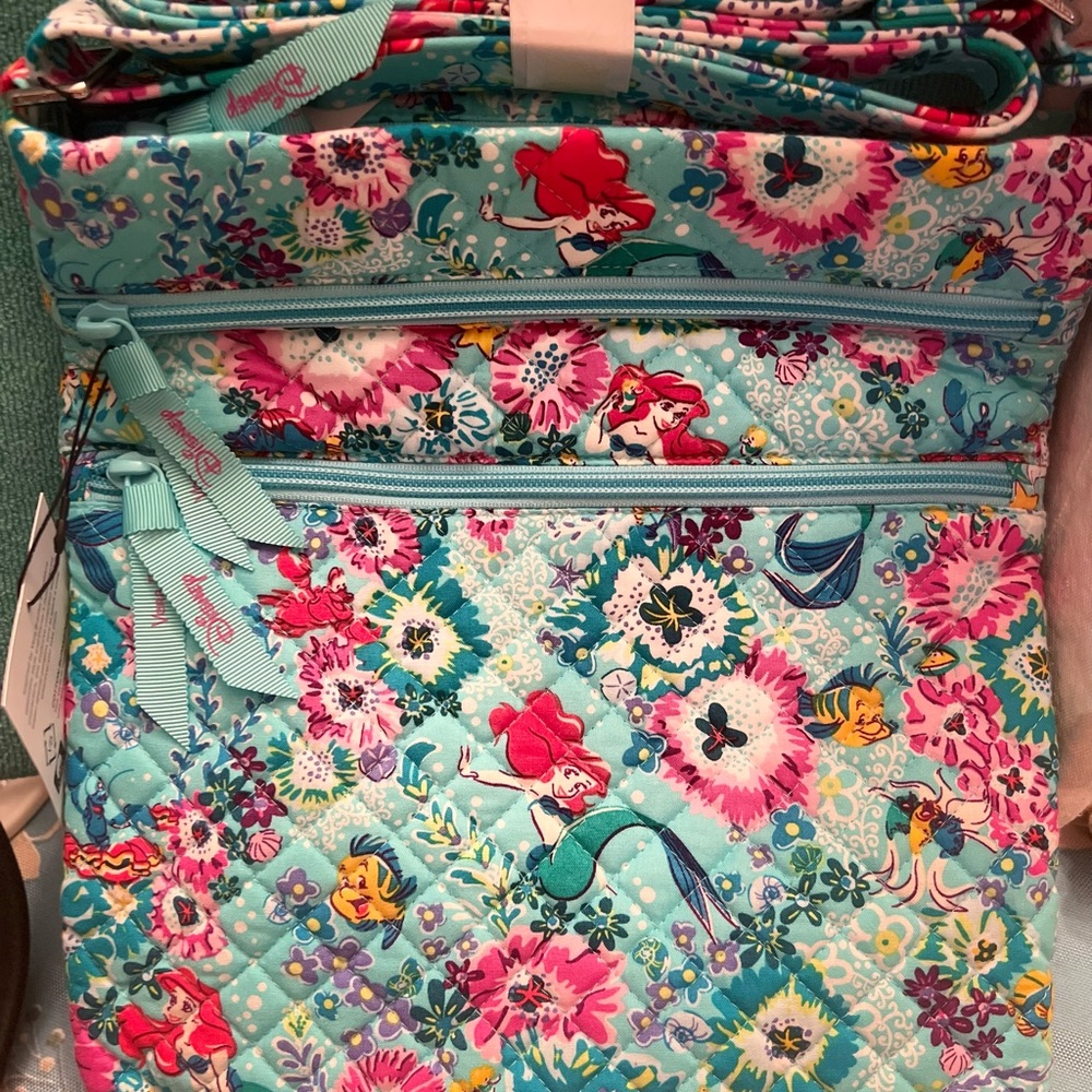 Disney Triple Zip Hipster Crossbody Bag